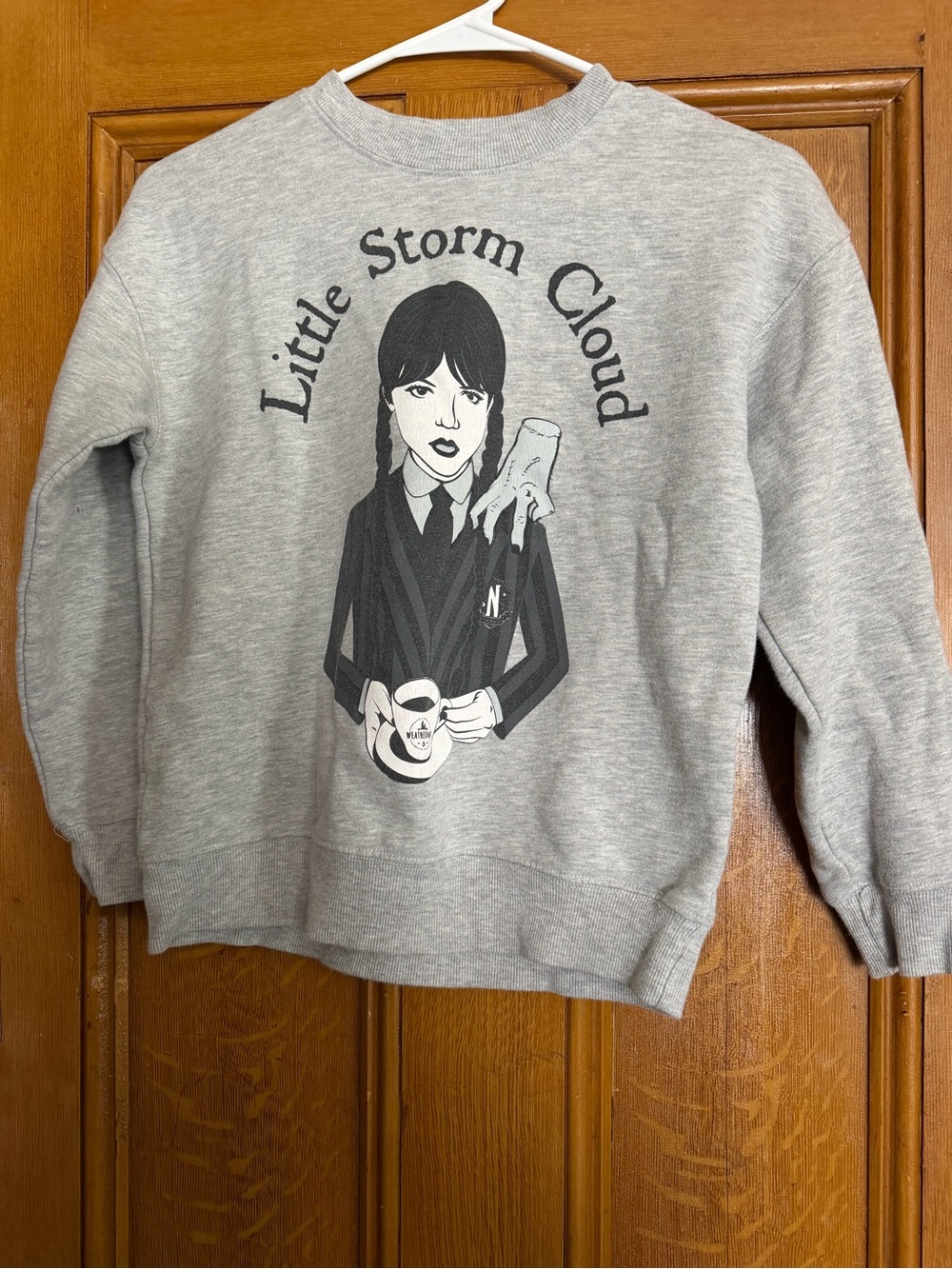 Gray Wednesday Adam Graphic Sweatshirt